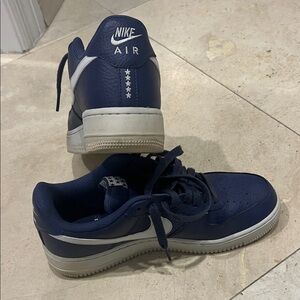 Nike Air Force 1 ‘07 Low Blue Recall (AA4083-401) Navy/White Sneakers Size 7.5